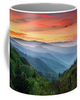 Sunset Landscape Coffee Mugs