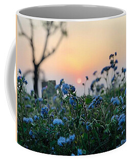 Blue Flower Coffee Mugs
