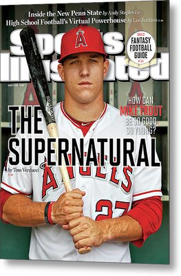 Mike Trout Metal Posters for Sale