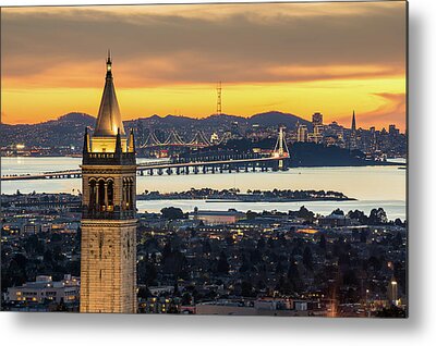 San Francisco Oakland Bay Bridge Metal Prints
