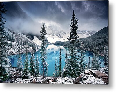 Alberta Rocky Mountains Metal Prints