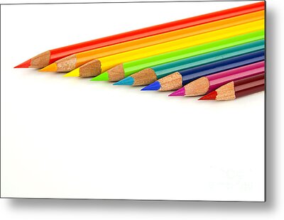 Colored Pencil Metal Prints