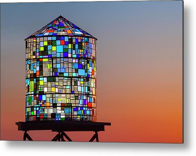 Stained Glass Metal Prints