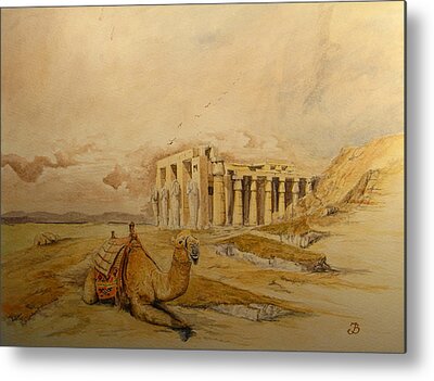 Luxor Temple Metal Prints