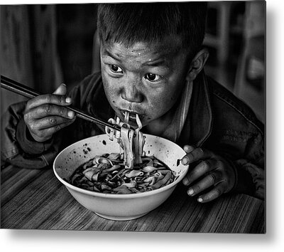 Noodles Metal Prints