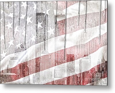 11 Wtc Mixed Media Metal Prints