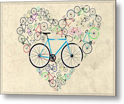 Bicycle Race Metal Prints