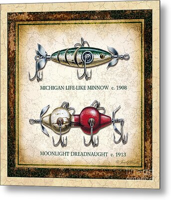 Antique Fishing Lures Metal Prints and Antique Fishing Lures Metal Art for  Sale - Fine Art America