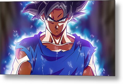 Dragon Ball Z Son Goku and Shenron Metal Print for Sale by JulyArt9