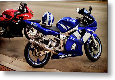 Yamaha YZF R6 2013' Poster, picture, metal print, paint by Basues