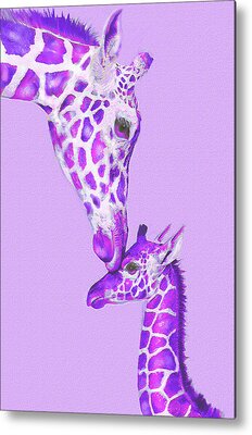 Purple Giraffe Art | Fine Art America