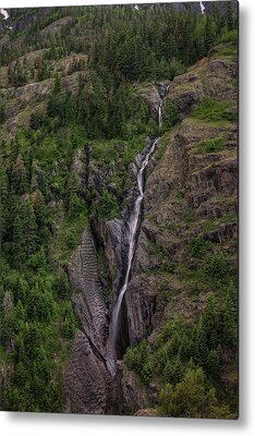 Ribbon Falls Metal Prints