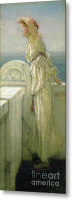 Alma-tadema Sir Lawrence 1836-1912 Metal Prints