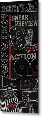 Action Films Metal Prints