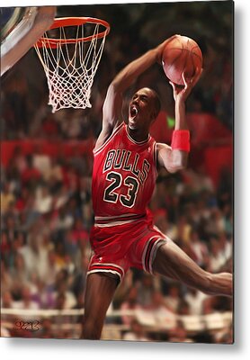 Slamdunk Mixed Media Metal Prints