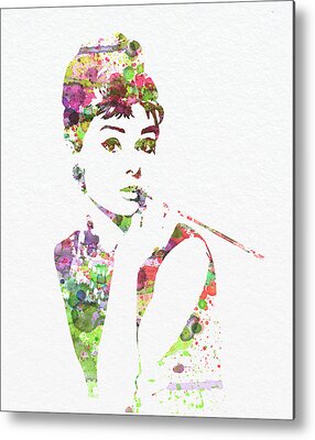 Audrey Hepburn Metal Prints