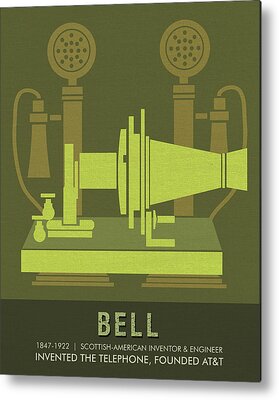 Alexander Graham Bell Metal Prints