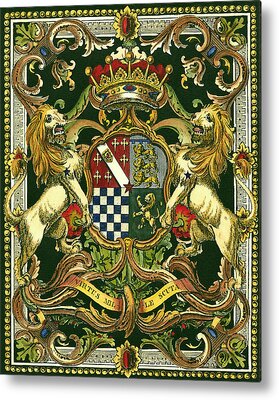 Family Crest Metal Prints