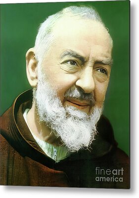 Padre Pio Metal Prints