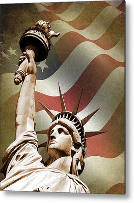show original title Details about   5 Piece Wall Art MDF Freedom Statue of Liberty portrait America dekobild 