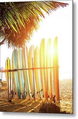 Surf Culture Metal Prints