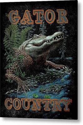 Gator Metal Prints
