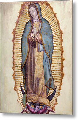 Details about   Our Lady of Guadalupe metal tin sign mancave metal wall art 