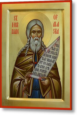 St Herman Of Alaska Metal Prints