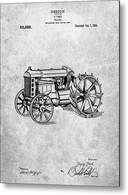 Ford Tractor Metal Prints