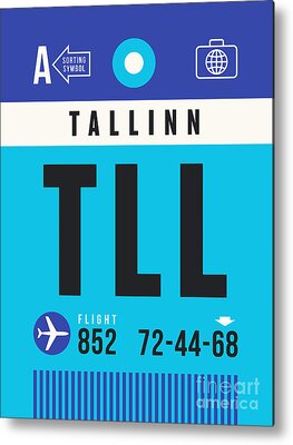 Tallinn Airport Metal Prints