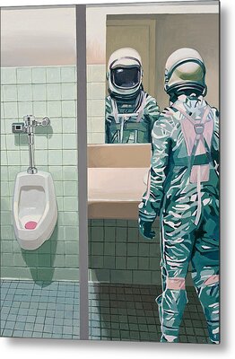 Astronauts Metal Prints