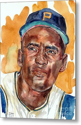 Roberto Clemente Metal Prints