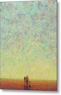 Sunset Abstract Metal Prints