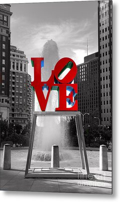 Love Park Philadelphia Metal Prints