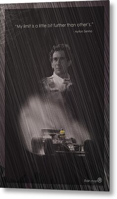 Ayrton Senna Metal Prints