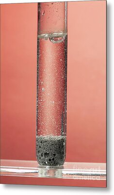 Iron Flame Test Metal Print by Martyn F. Chillmaid/science Photo Library -  Fine Art America