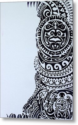 Maori Metal Prints