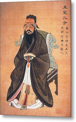 Confucius Metal Prints