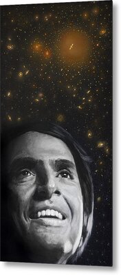 Carl Sagan Metal Prints