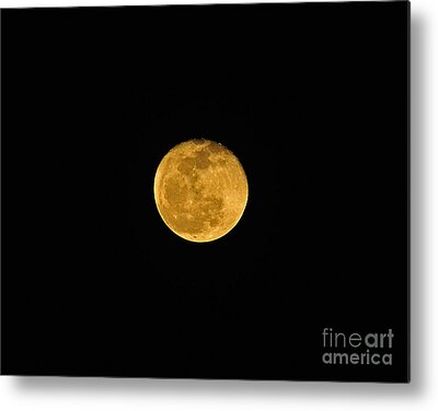 Waning Passover Gibbous Moon Metal Prints