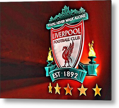 Liverpool FC Official Football 3D Embossed Metal Hanging Street Sign BS645 