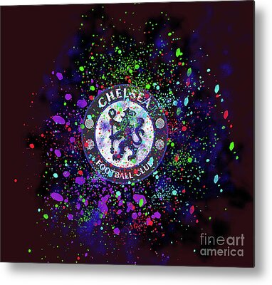 Football Clubs in GB' Poster, picture, metal print, paint by Indra