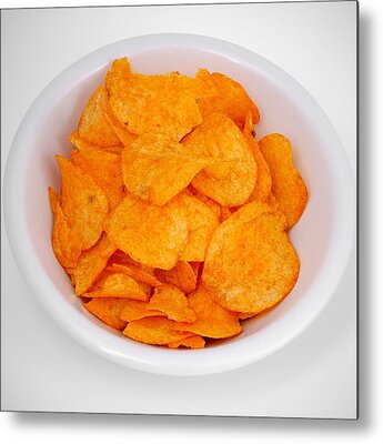 Potato Chips Metal Prints