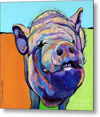 Barnyard Animals Metal Prints