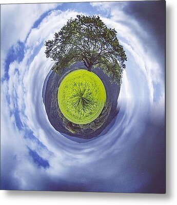 Little Planet Metal Prints