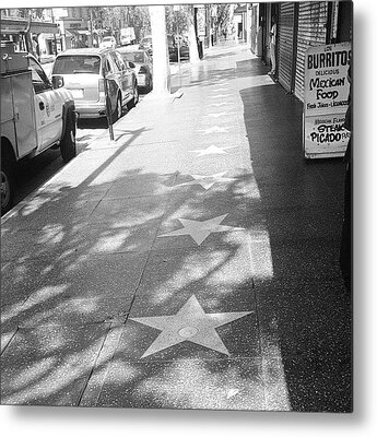Hollywood Walk Of Fame Metal Prints