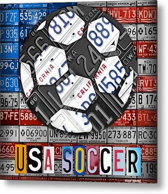 Soccer Metal Prints