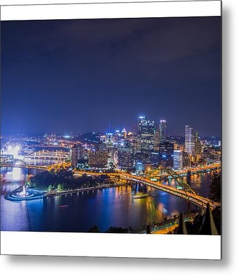 Pittsburgh Skyline Metal Prints