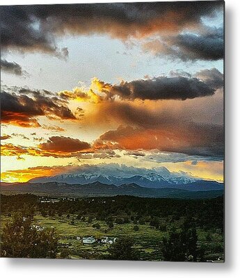 Colorado Mountains Metal Prints