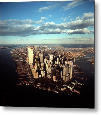Twin Towers Trade Center Metal Prints
